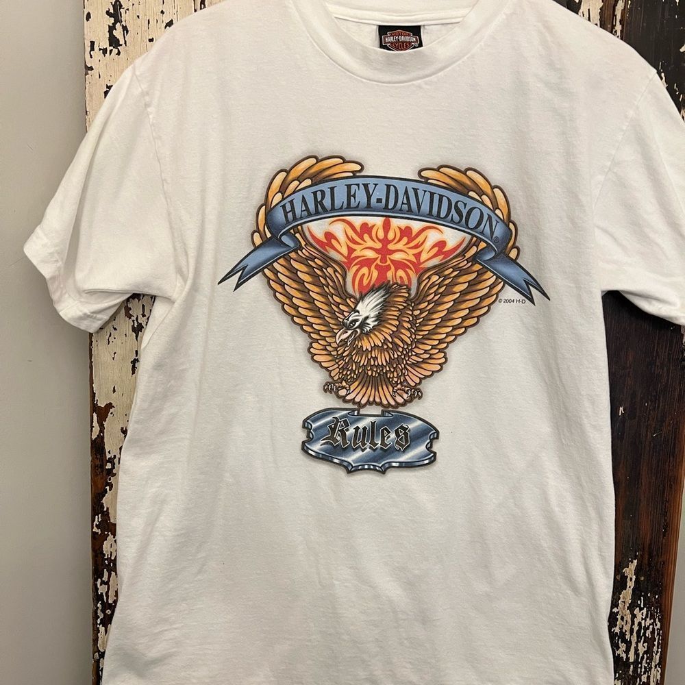 Men’s Harley Davidson Rules 2004 De-Lug Merchandise Orlando FL T-shirt.  Size L.